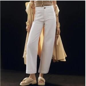 Pilcro The Skipper Cropped Wide-Leg Jean Size 29 Colette Woman